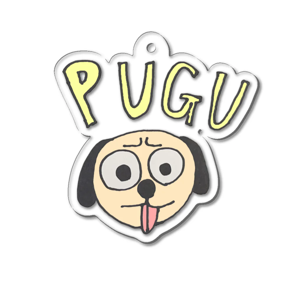 ズンズンポイポイショップのPUGU Acrylic Key Chain