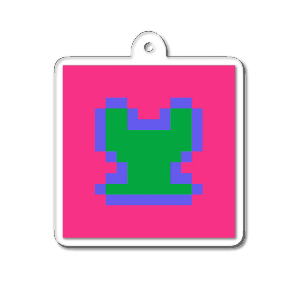 ᵗᵒˡᵘのPixelglyph #06957 アクリルキーホルダー