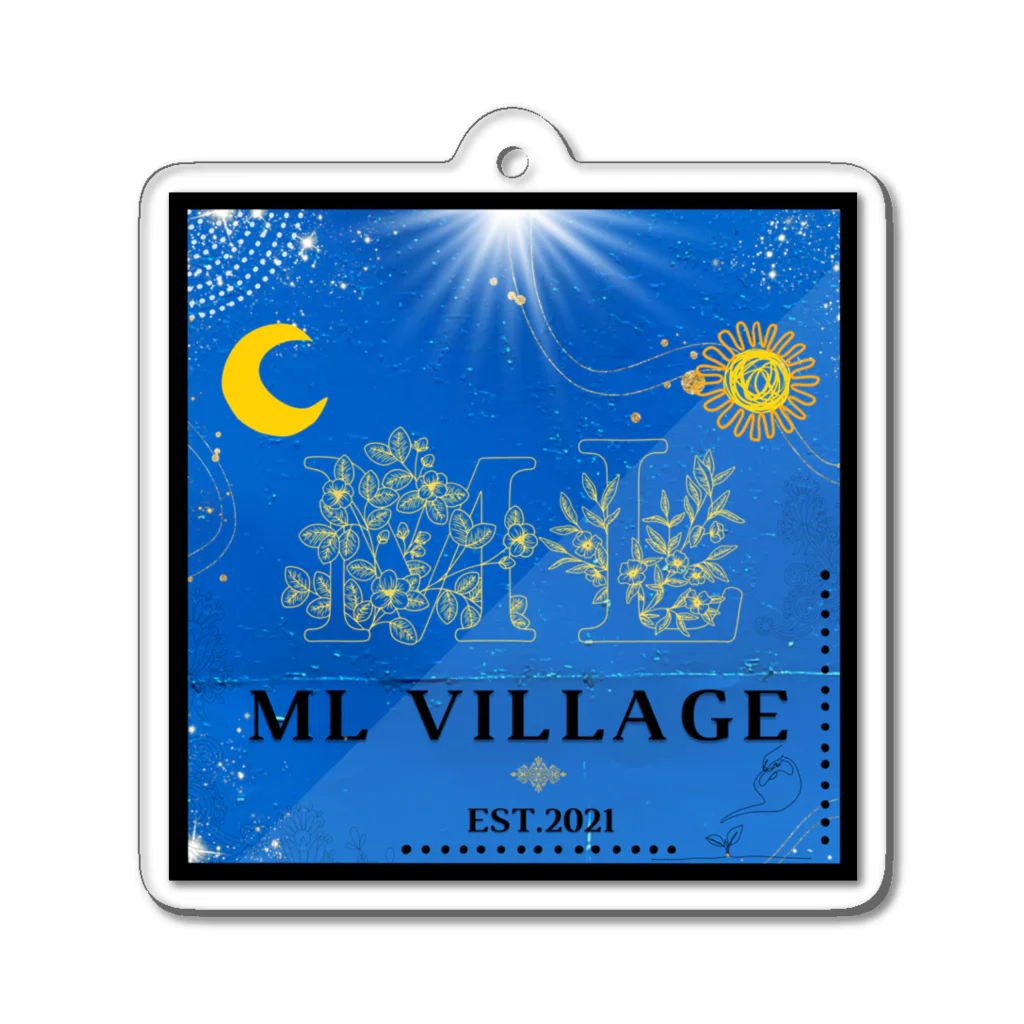 松田悟志のアートな小部屋のML VILLAGE Acrylic Key Chain