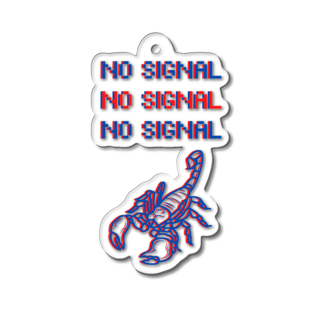 no.signalのscorpion Acrylic Key Chain