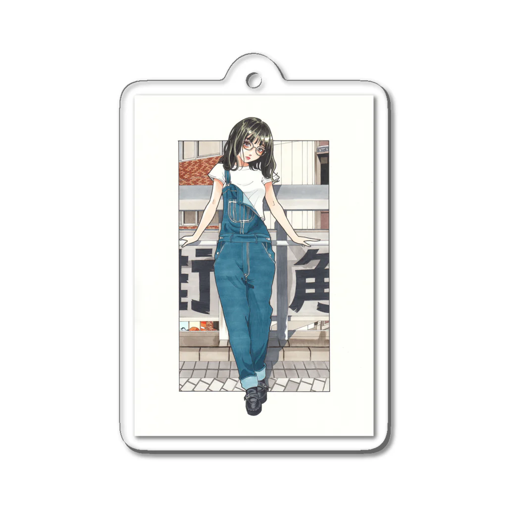 RYUTA・T／イラストレーターの街角女子 Acrylic Key Chain