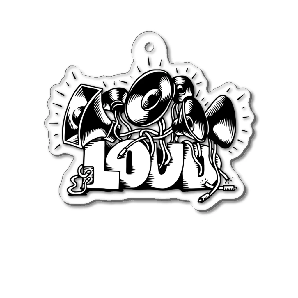 420 MUSIC FACTORYの爆音スピーカー Acrylic Key Chain