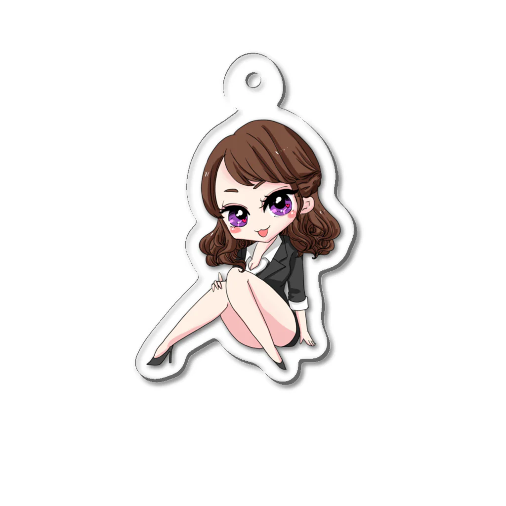 麻見まことオリジナルshopのOLのまことさん Acrylic Key Chain