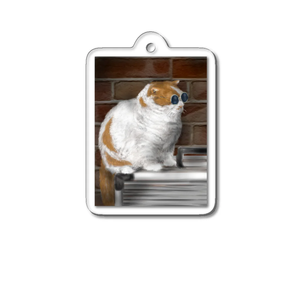 IMASAのボス猫 Acrylic Key Chain