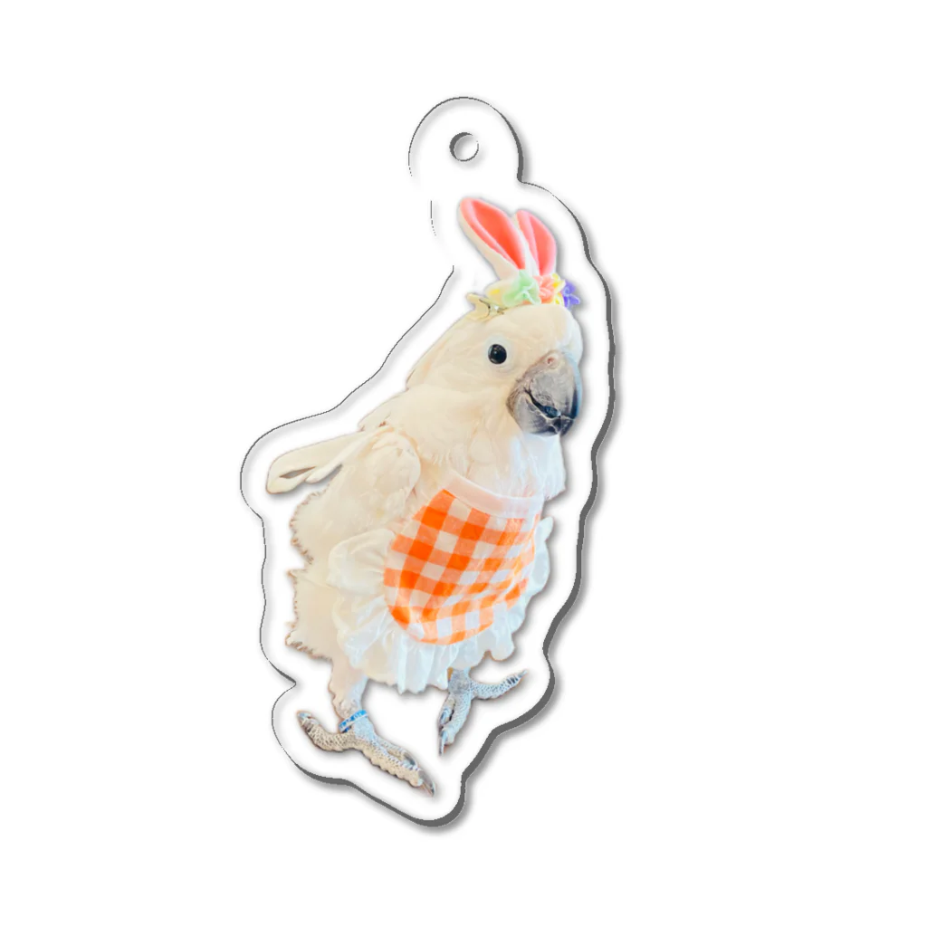 トコトコわた子のわたウサちゃん Acrylic Key Chain