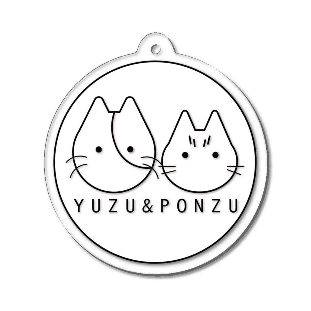 ゆずぽんず公式オンラインショップのゆずぽんずロゴグッズ Acrylic Key Chain