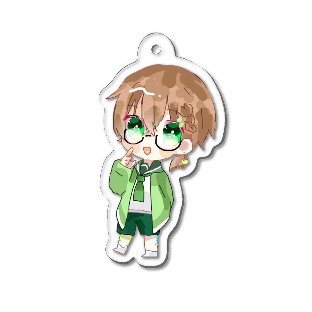 S¡ro@VTuber準備中のしろろんスティッカー！ Acrylic Key Chain