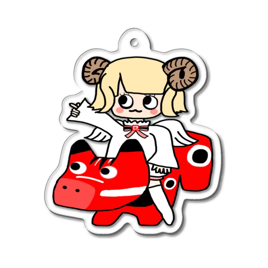 シンデレXのみゆ×あかべこ Acrylic Key Chain