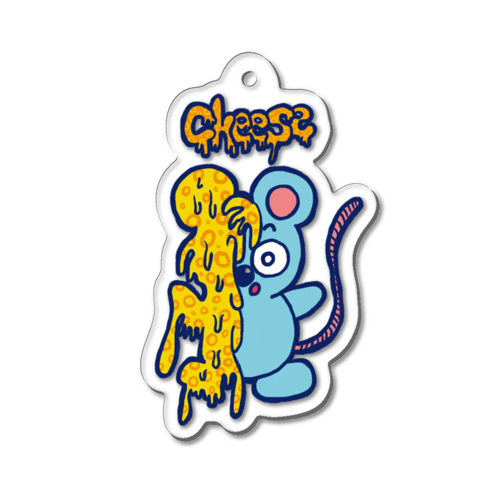 cheeseのメルトチーズ Acrylic Key Chain