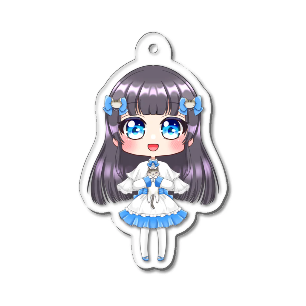 舞姫の屋敷への雲雀舞姫とラークグッズ Acrylic Key Chain