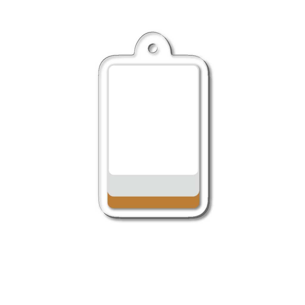キッズモード某の白 ( 麻雀グッズ ) Acrylic Key Chain