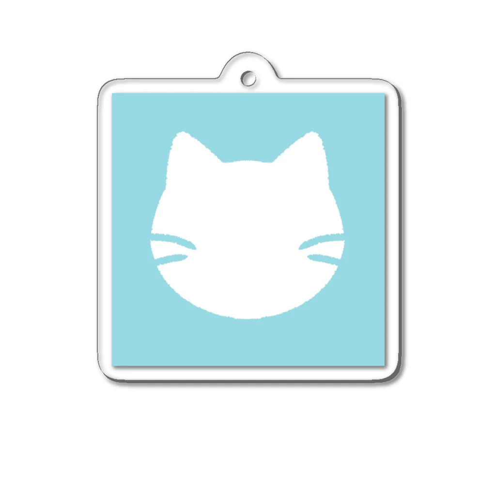 kurodaのみずいろねこ Acrylic Key Chain