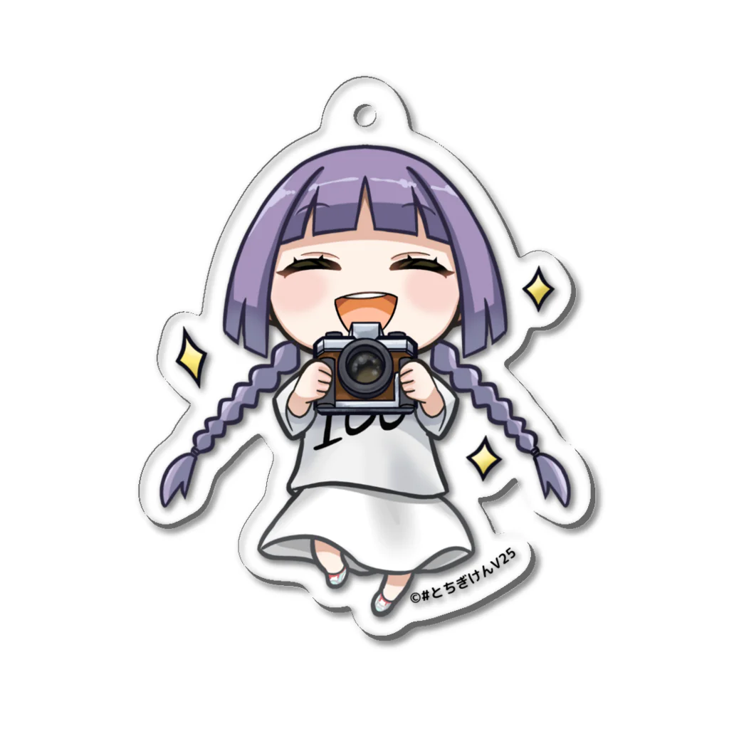 #とちぎけんV25 Official Shopの藤子はカメラがだーいすきシリーズ Acrylic Key Chain