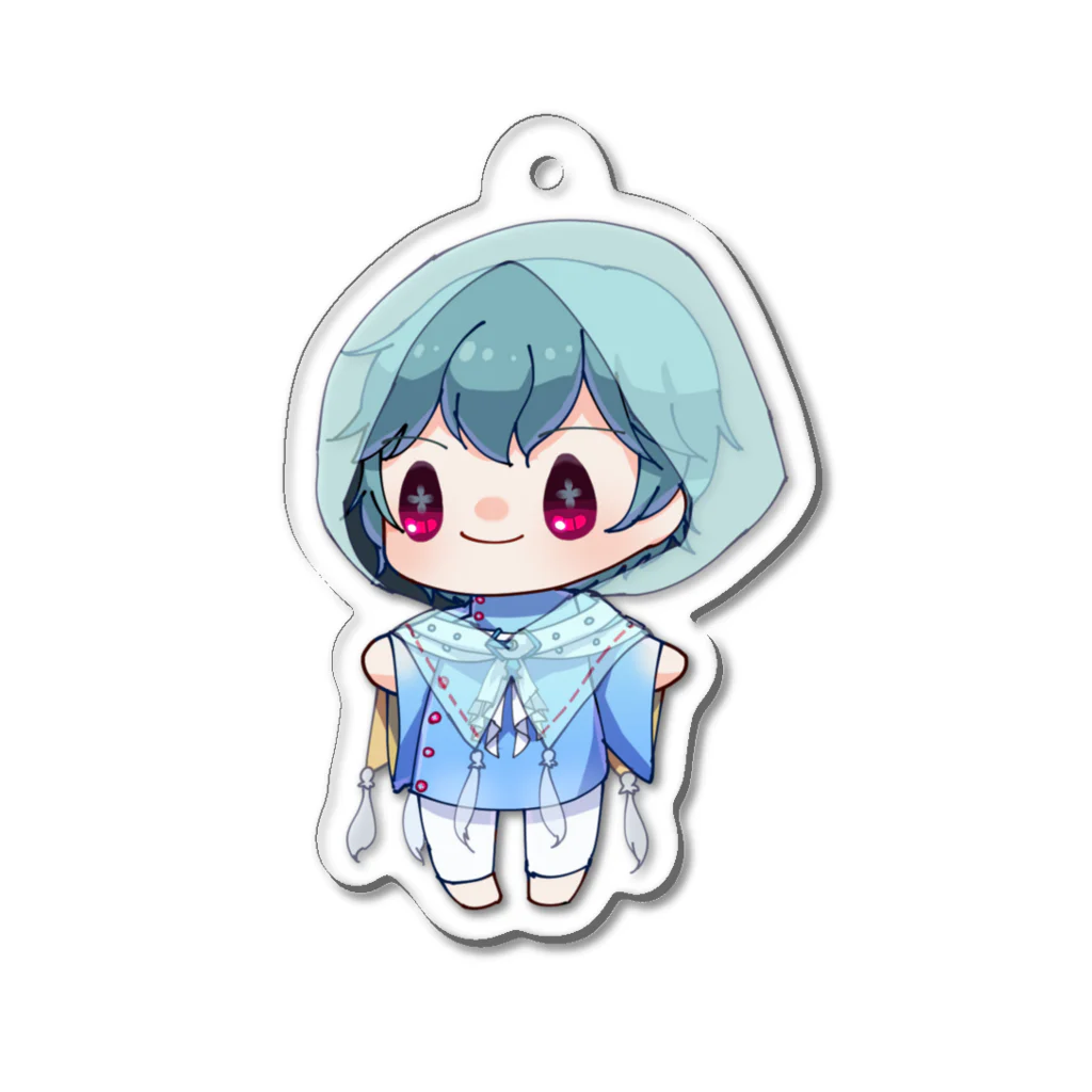 花笠 海月@くらげVTuber🌸☂️の2周年記念アクキー Acrylic Key Chain