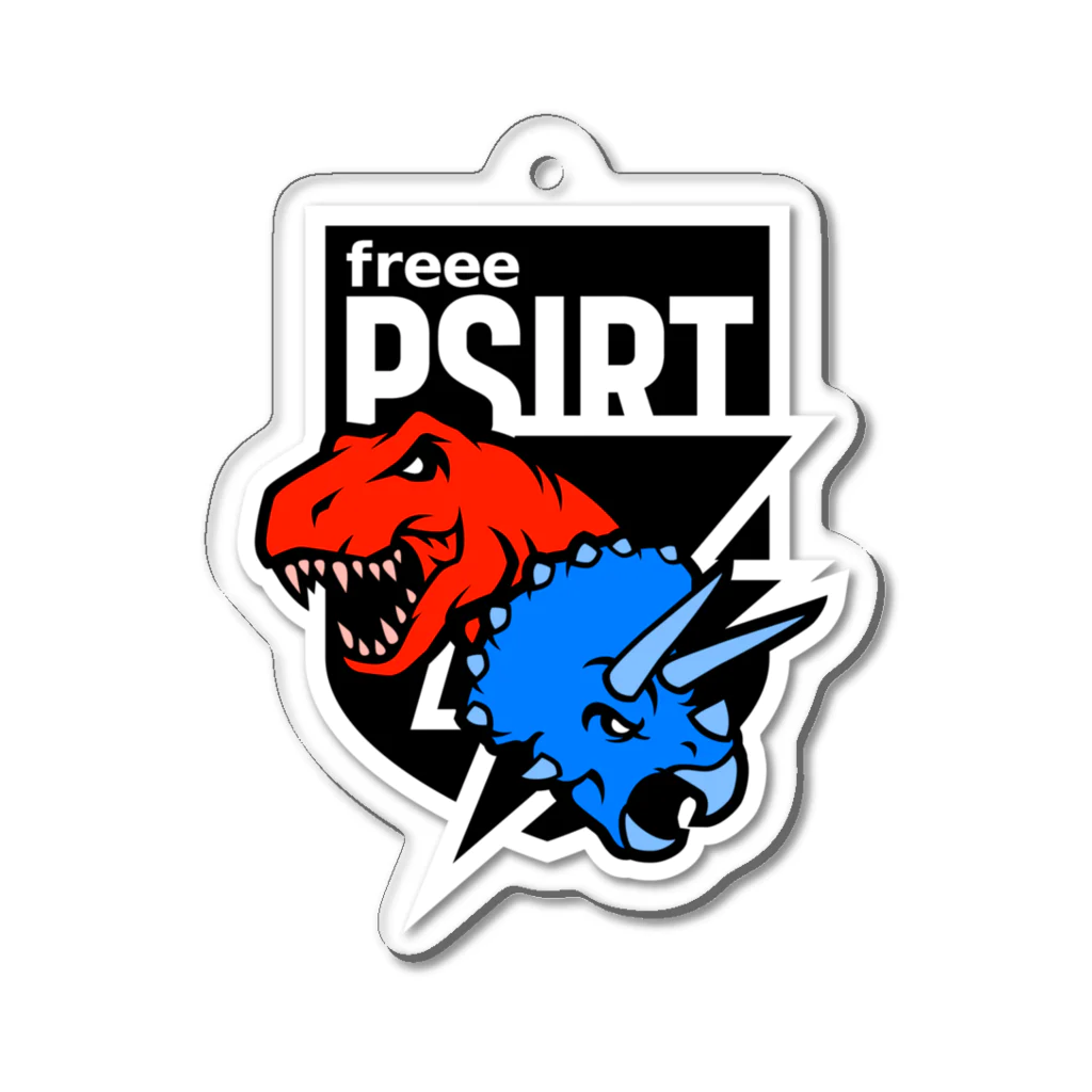 tdtdsのfreee PSIRT (black) アクリルキーホルダー