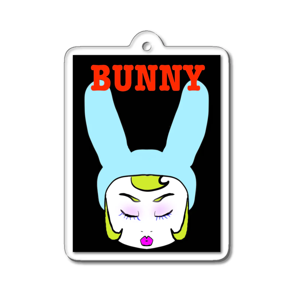 mamo〜のBunny girl Acrylic Key Chain