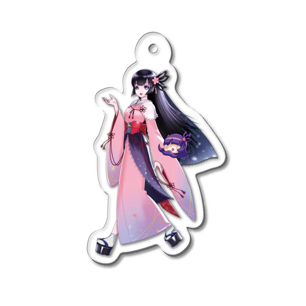 葵桜玖耶グッズは希少のぶらり静岡市さくやアクキー Acrylic Key Chain