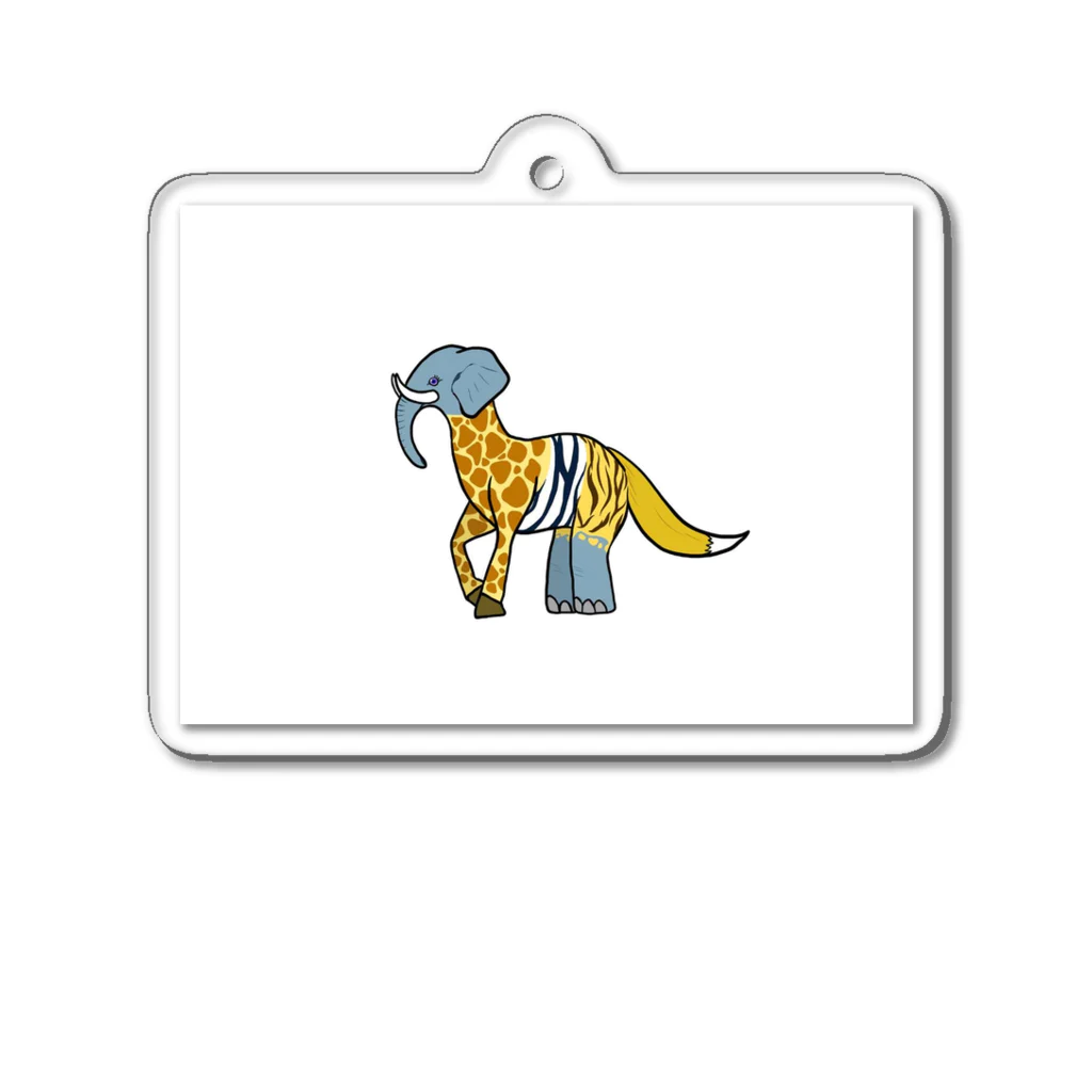 Kamekitiのぞりん Acrylic Key Chain