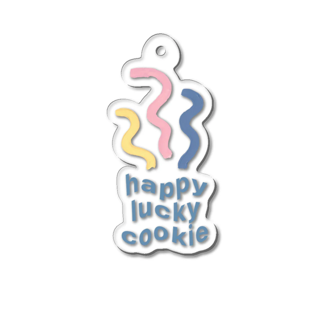 happy lucky cookieのうねうねスチーム☕️ アクリルキーホルダー