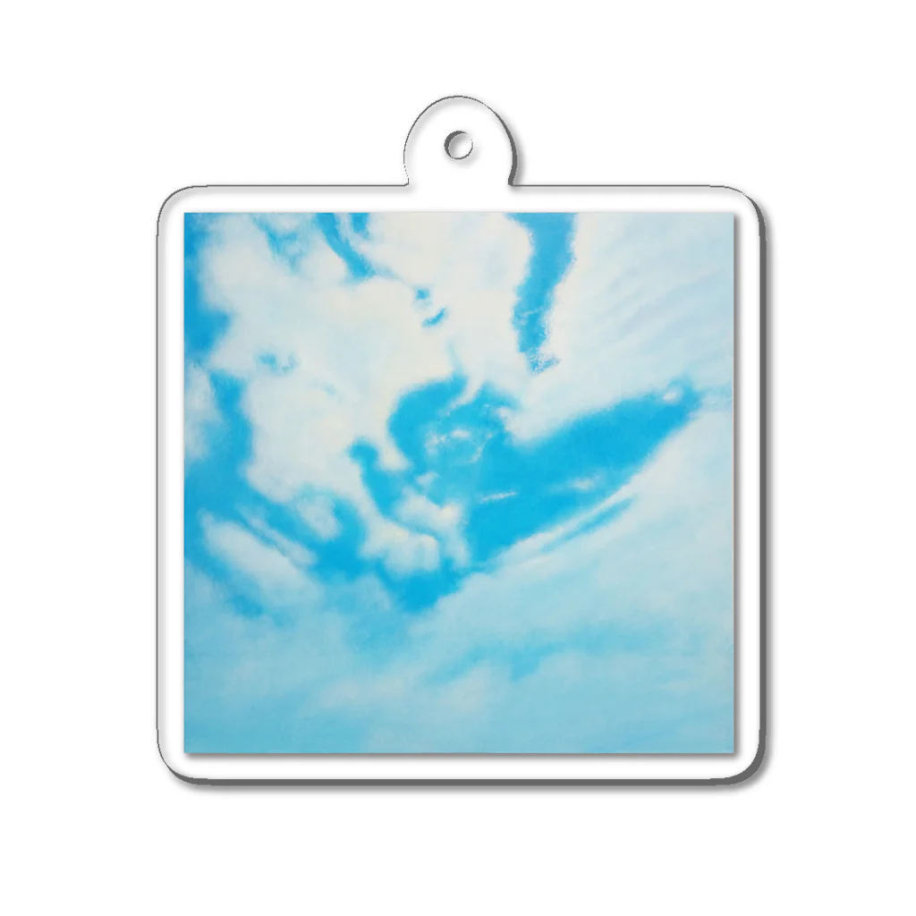 空間ペインター芳賀健太のメッセージ Acrylic Key Chain