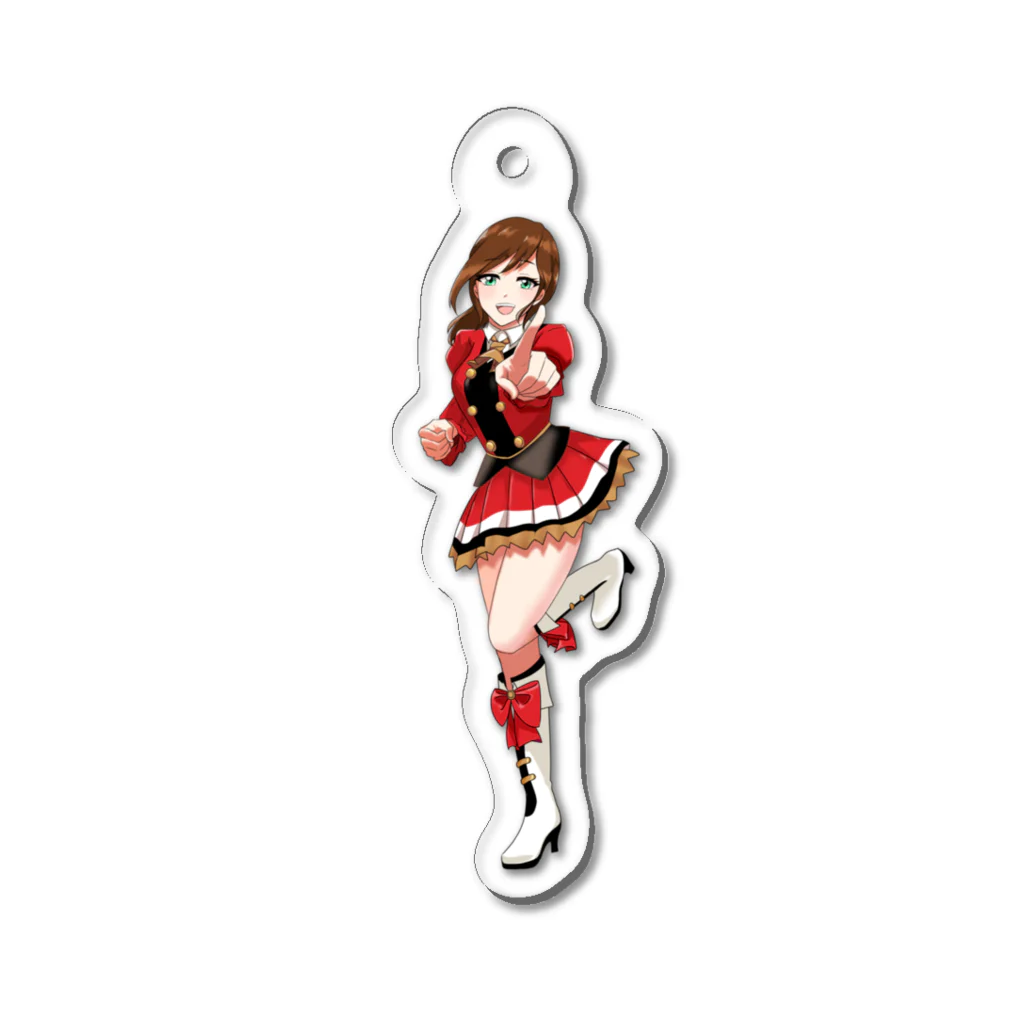 江戸川 media lab FAN SHOPのアイドルくぅ アクリルキーホルダー