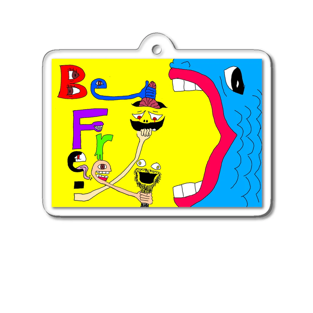 空間のBe Free Acrylic Key Chain