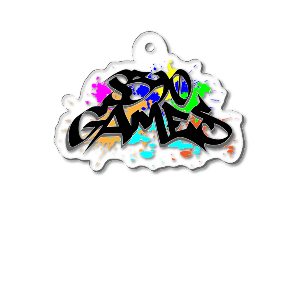 【公式】8390GAMESの8390GAMES(白) Acrylic Key Chain