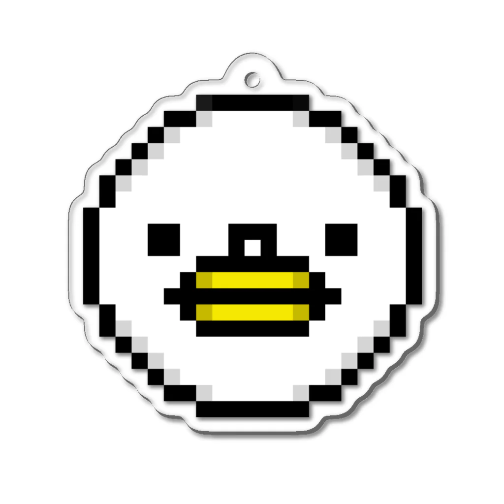 PITTEN PRODUCTSのPIXEL_FACE_05(PRIME) アクリルキーホルダー