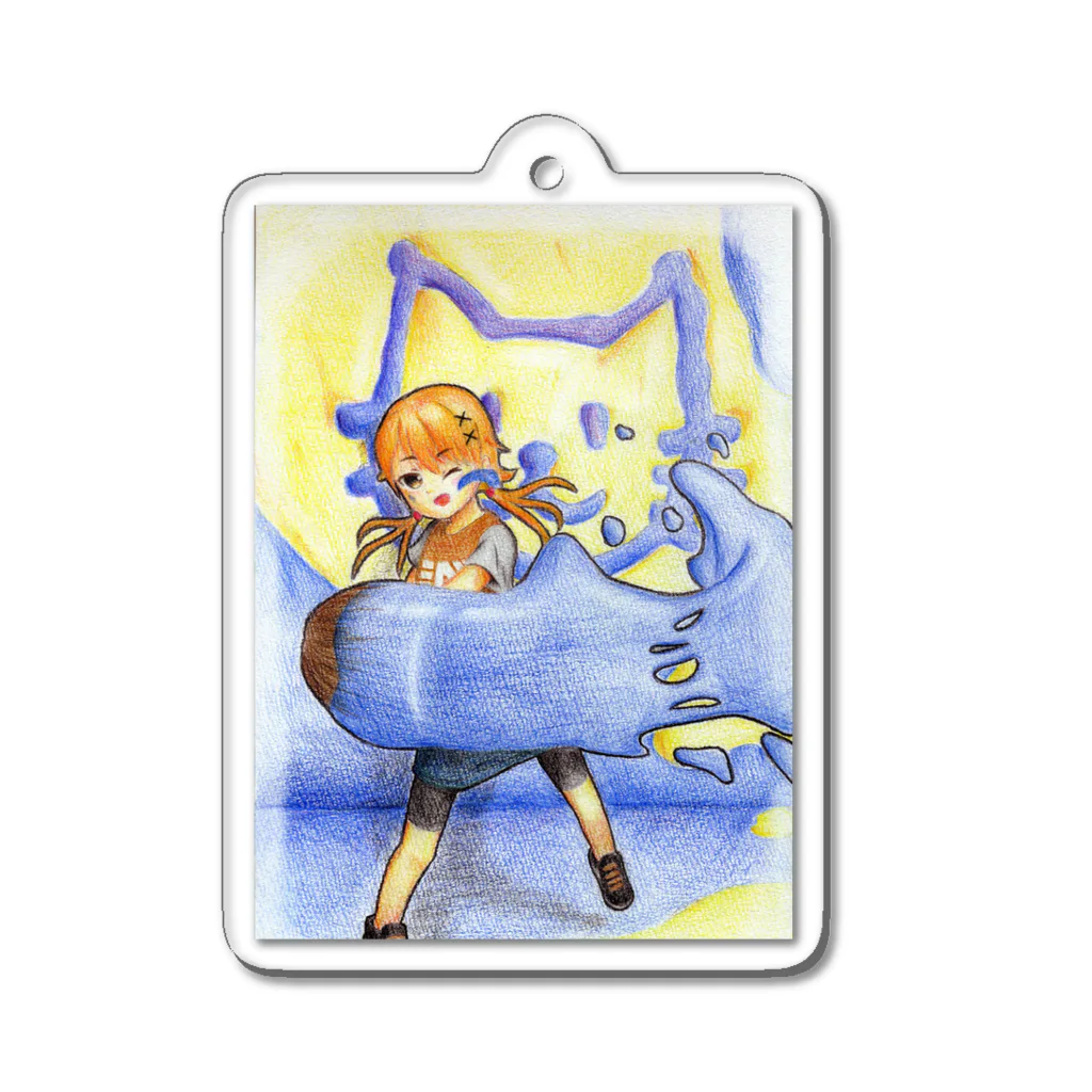 Minette222のパブロでお絵描き Acrylic Key Chain