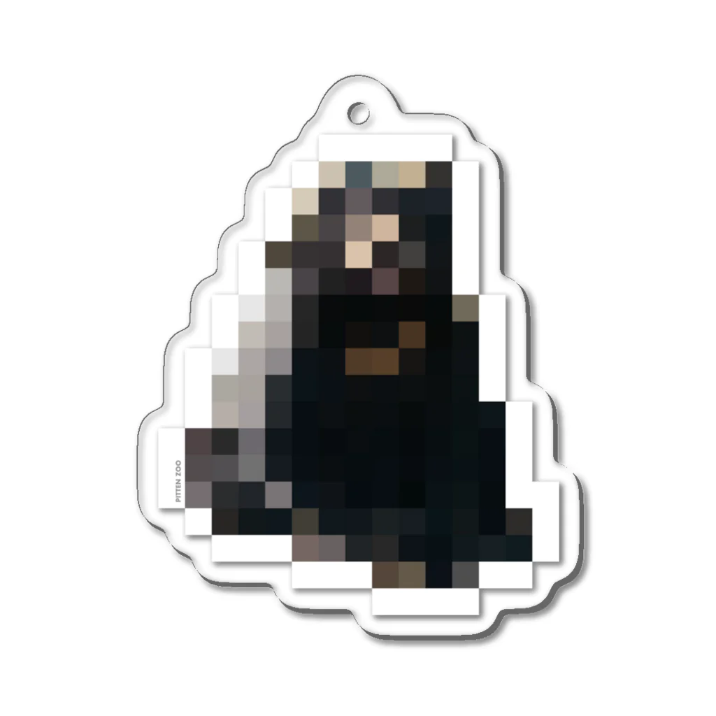 PITTEN PRODUCTSのPIXEL_ANIMAL_06(BEAR) アクリルキーホルダー