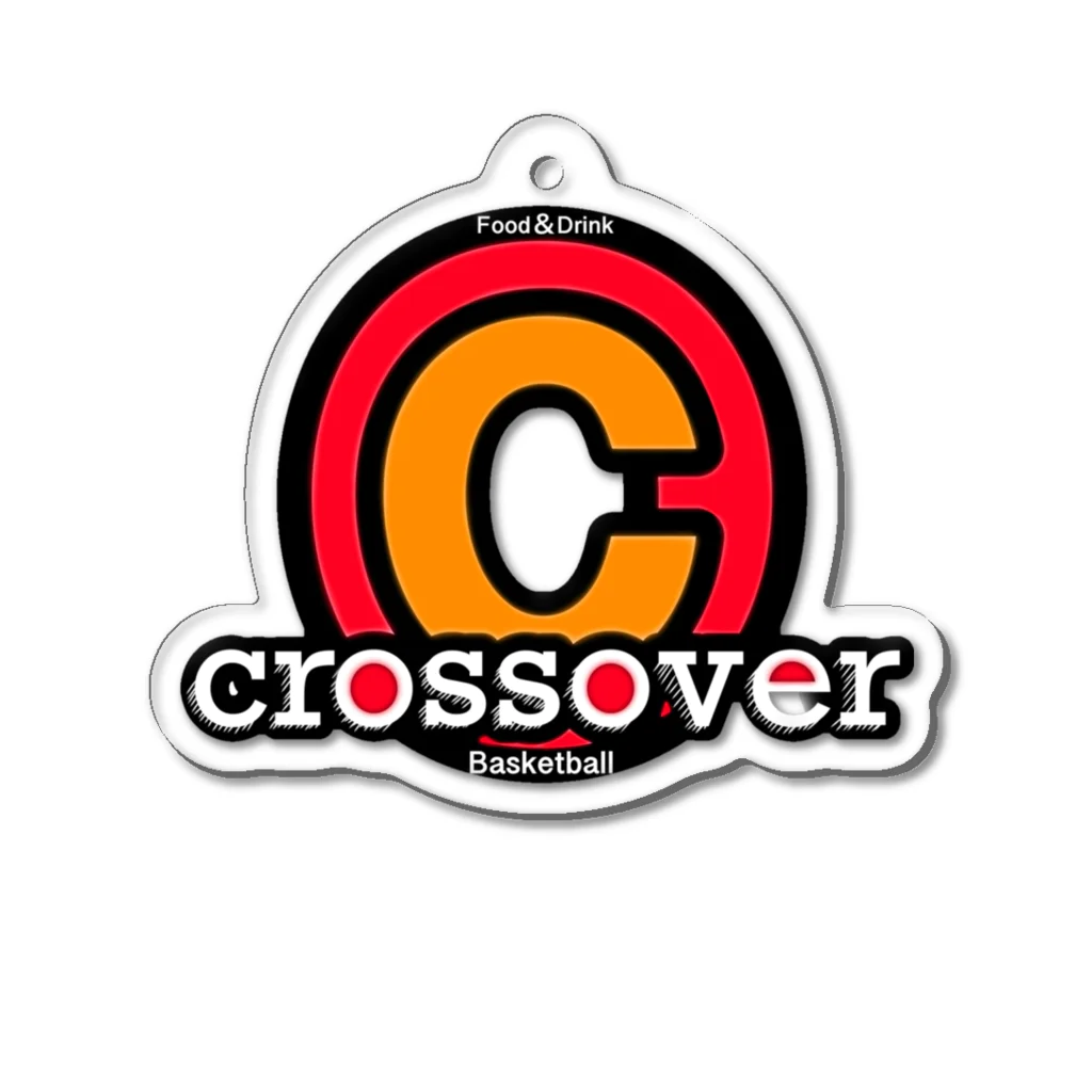 crossoのcrossoverロゴイチ Acrylic Key Chain