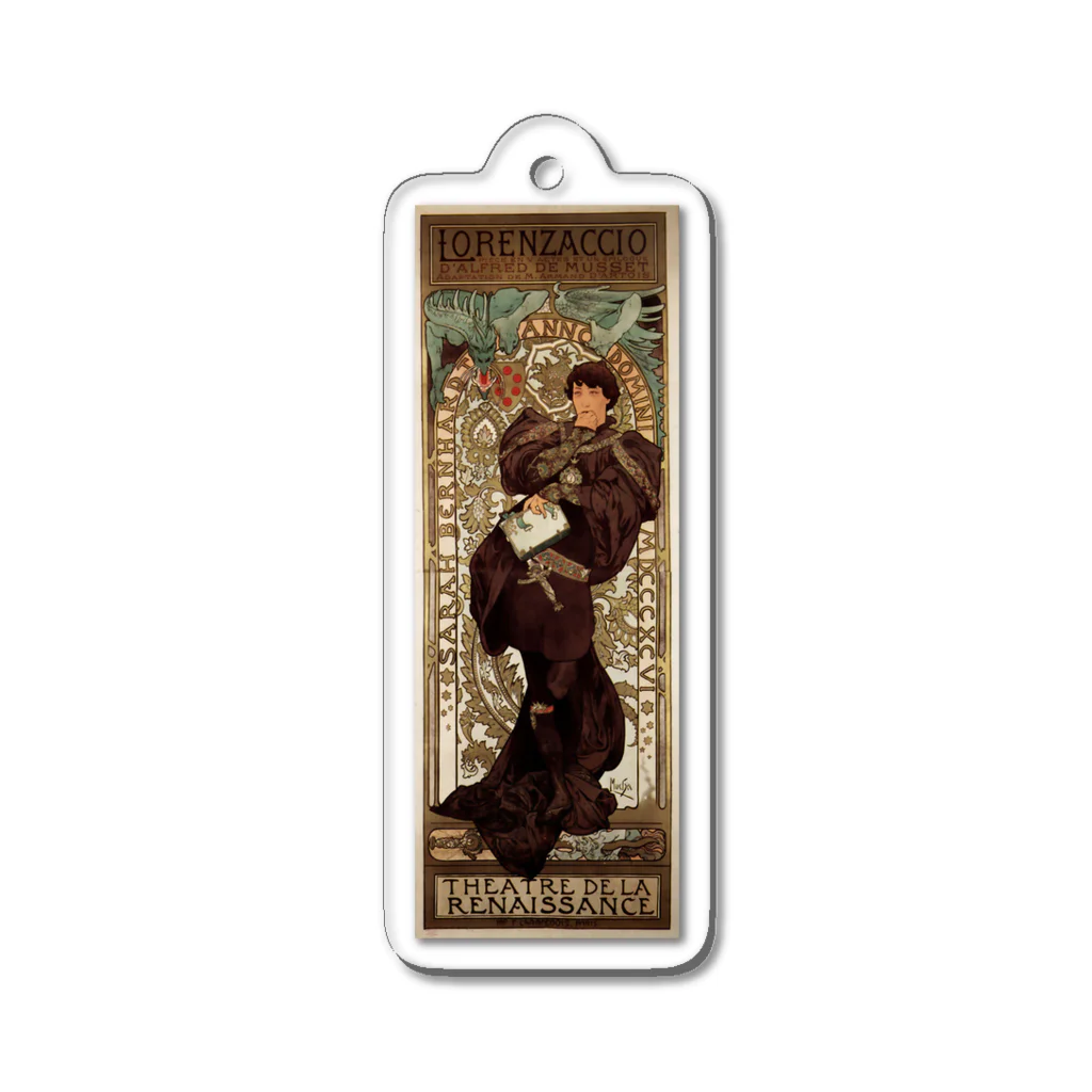 artgalleryのMucha - Lorenzaccio Acrylic Key Chain