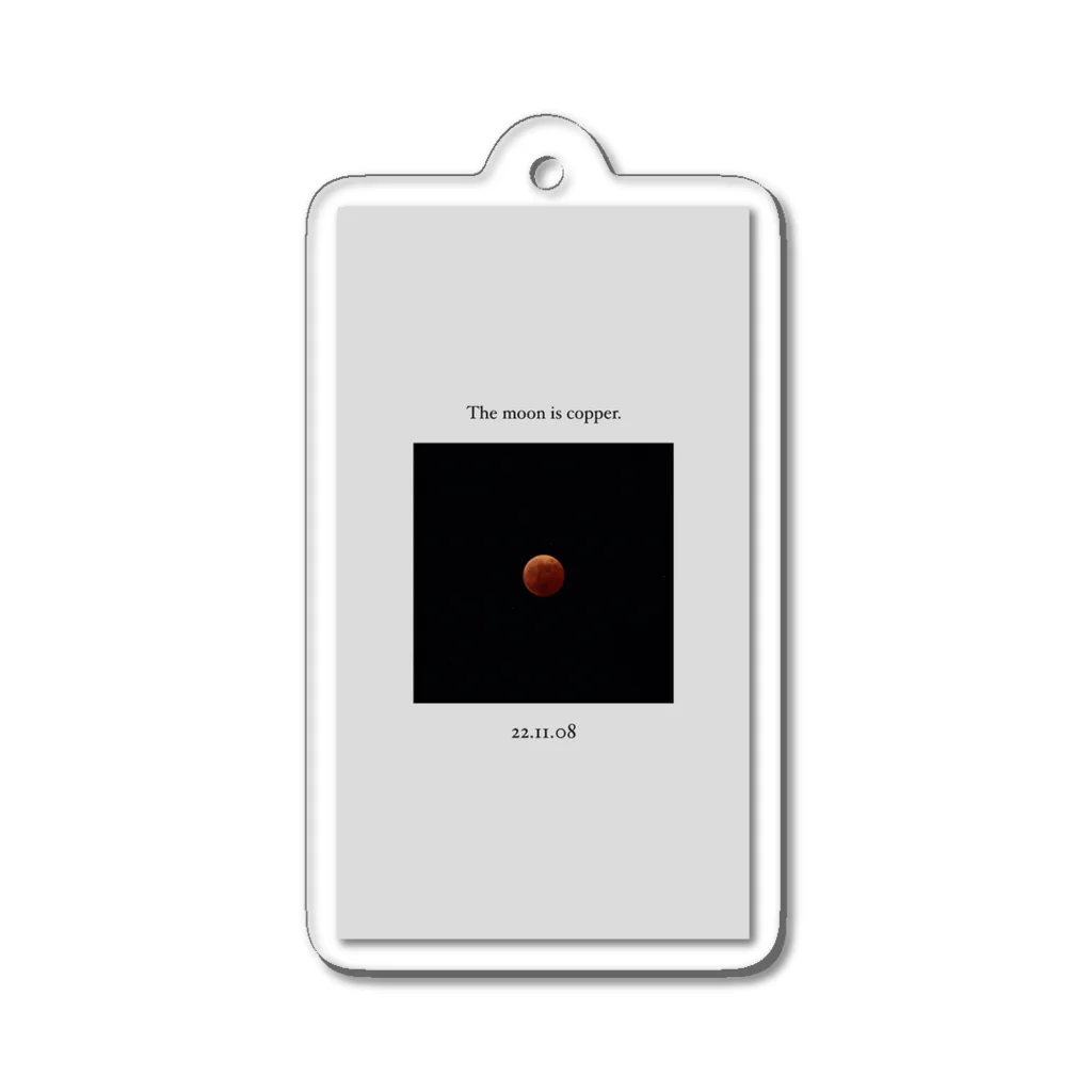 Moonlight Serenade のRed moon Acrylic Key Chain