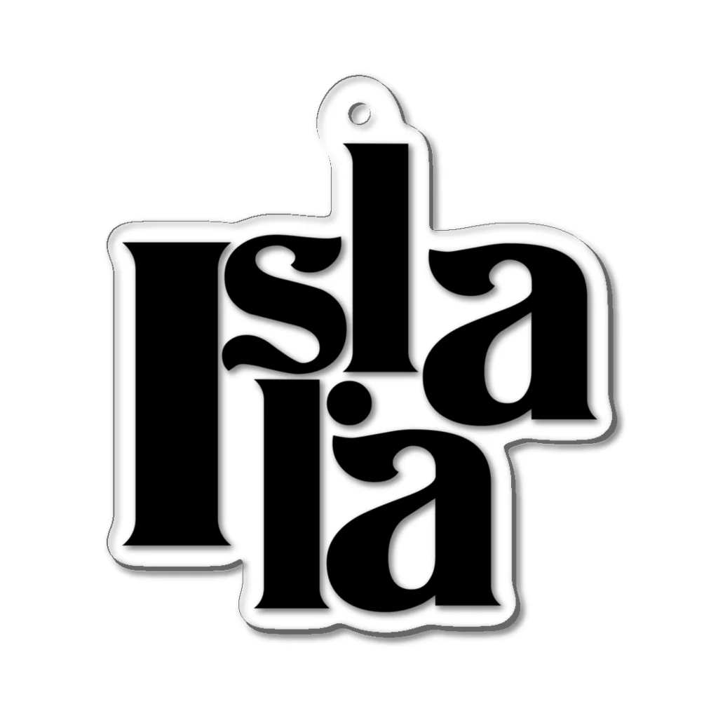 isla_laのIsla･la丸ロゴアクリルキーホルダー Acrylic Key Chain