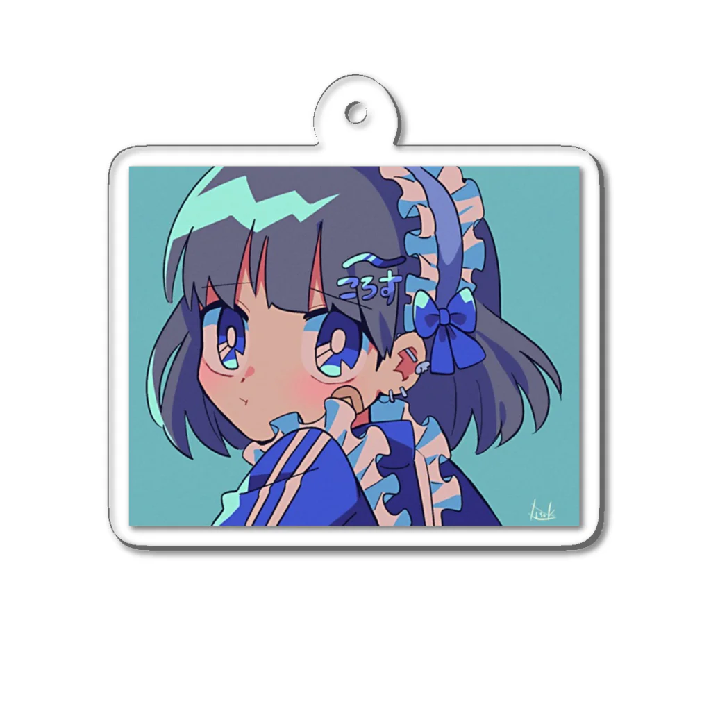 🌐永遠の男子高校生🍼のあおめいどちゃん・あくきー Acrylic Key Chain