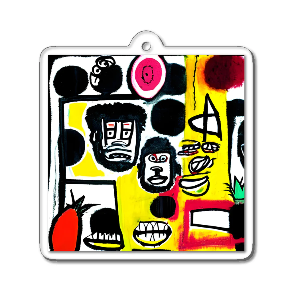 Alacarteのアートな人とフルーツ♪ Acrylic Key Chain