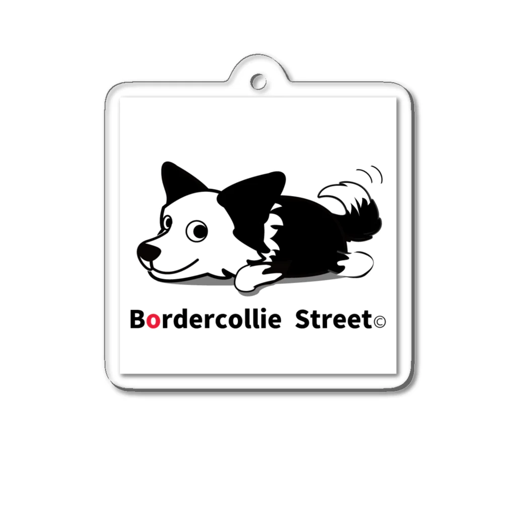 Bordercollie StreetのBCS-Abw3 アクリルキーホルダー