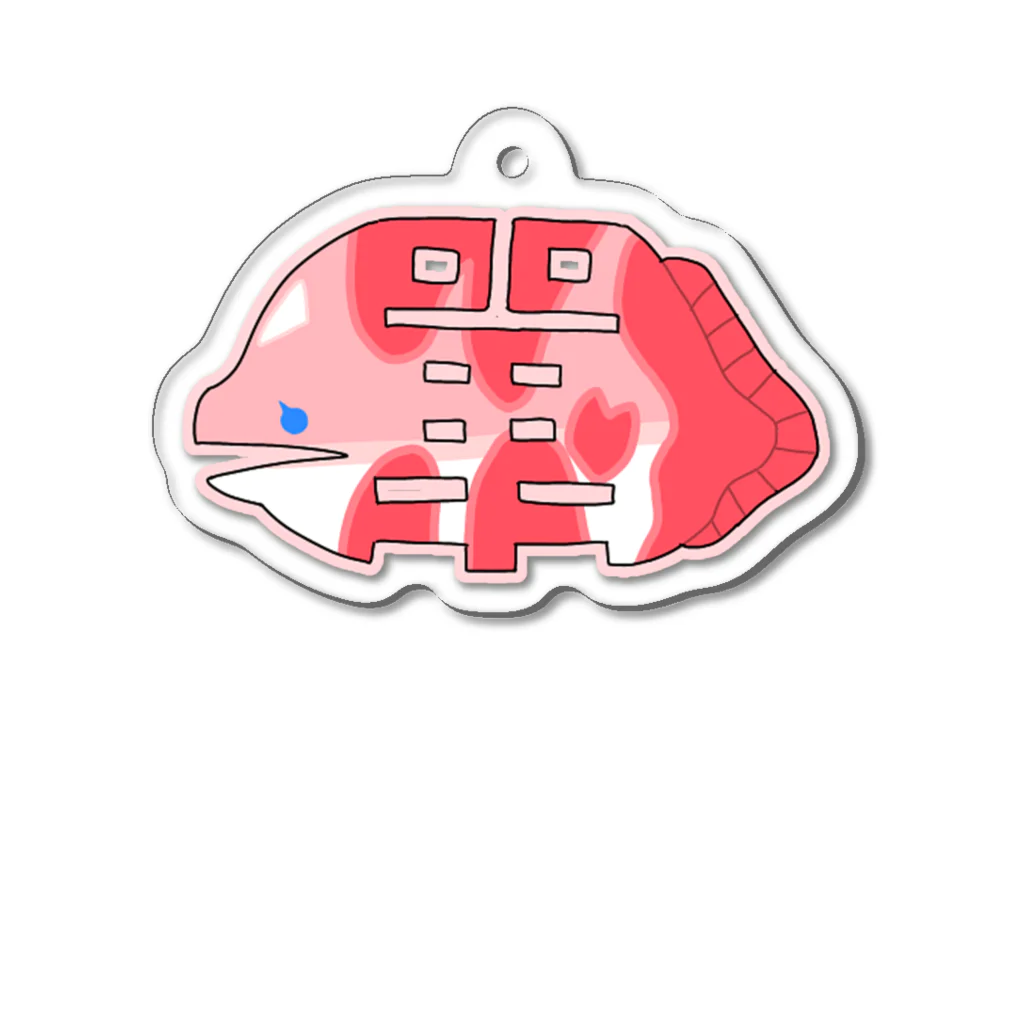 チョコ屋の桜鱓くん Acrylic Key Chain