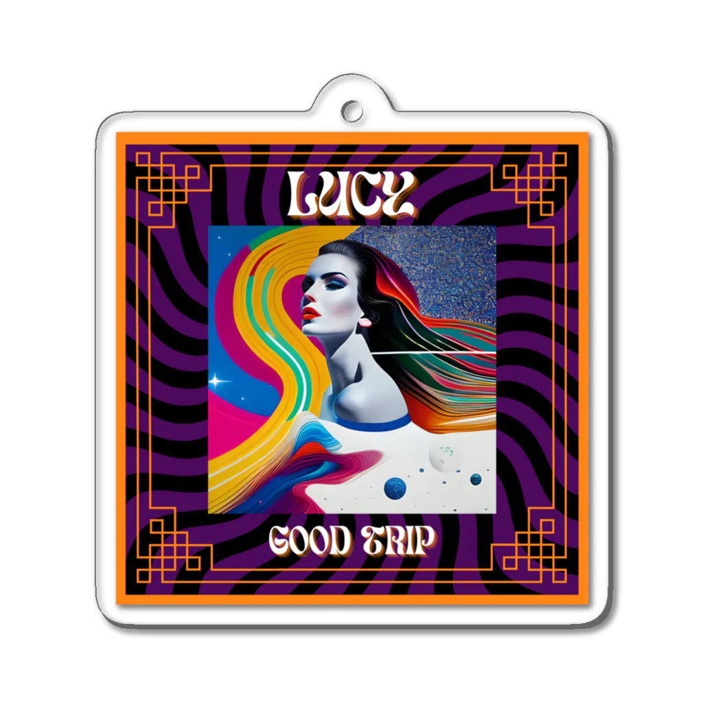 Modern PsychedelicのLUCY#1 Acrylic Key Chain