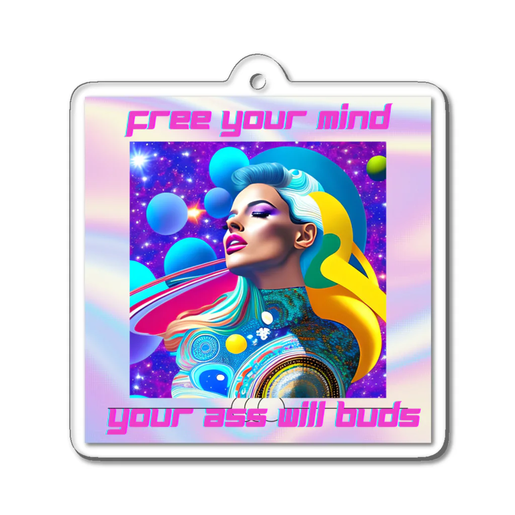 Modern PsychedelicのFree your mind#2 アクリルキーホルダー