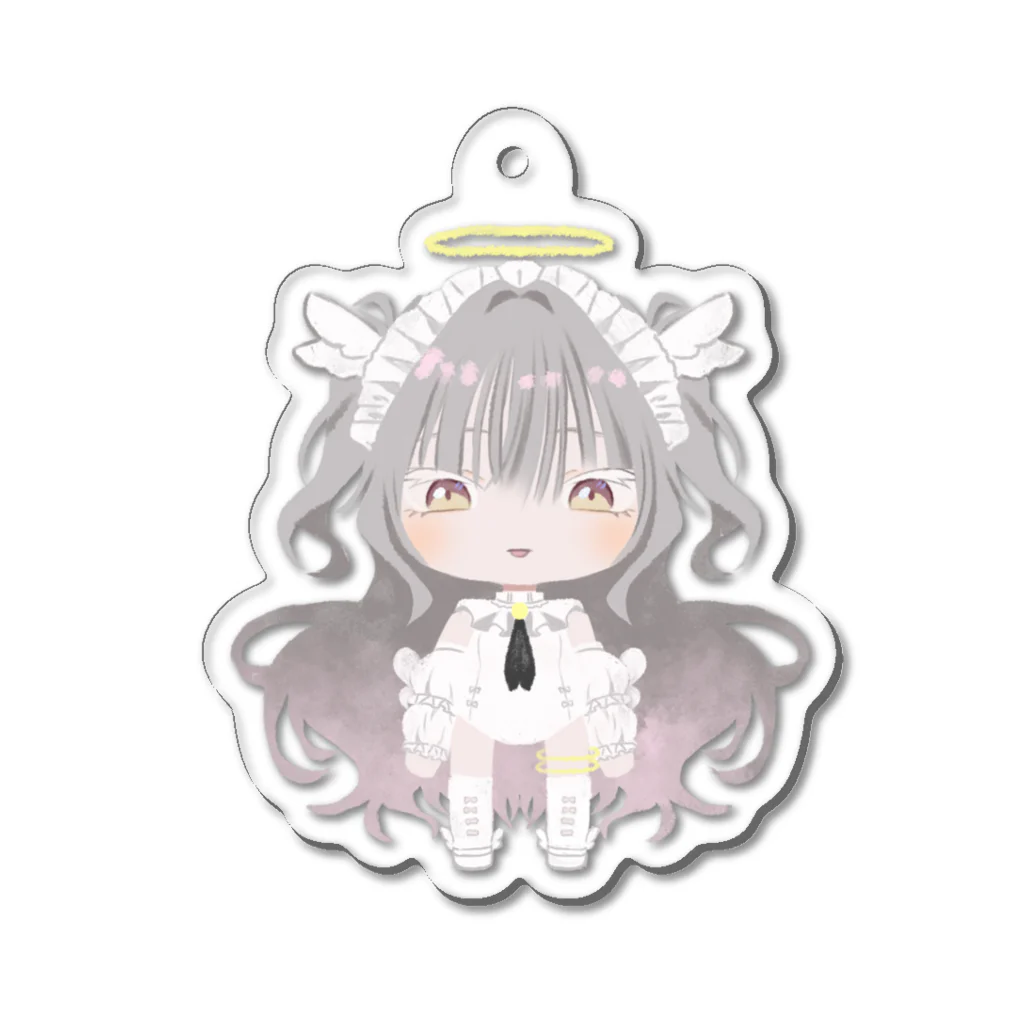 ちだちたたのオリキャラ天使 Acrylic Key Chain