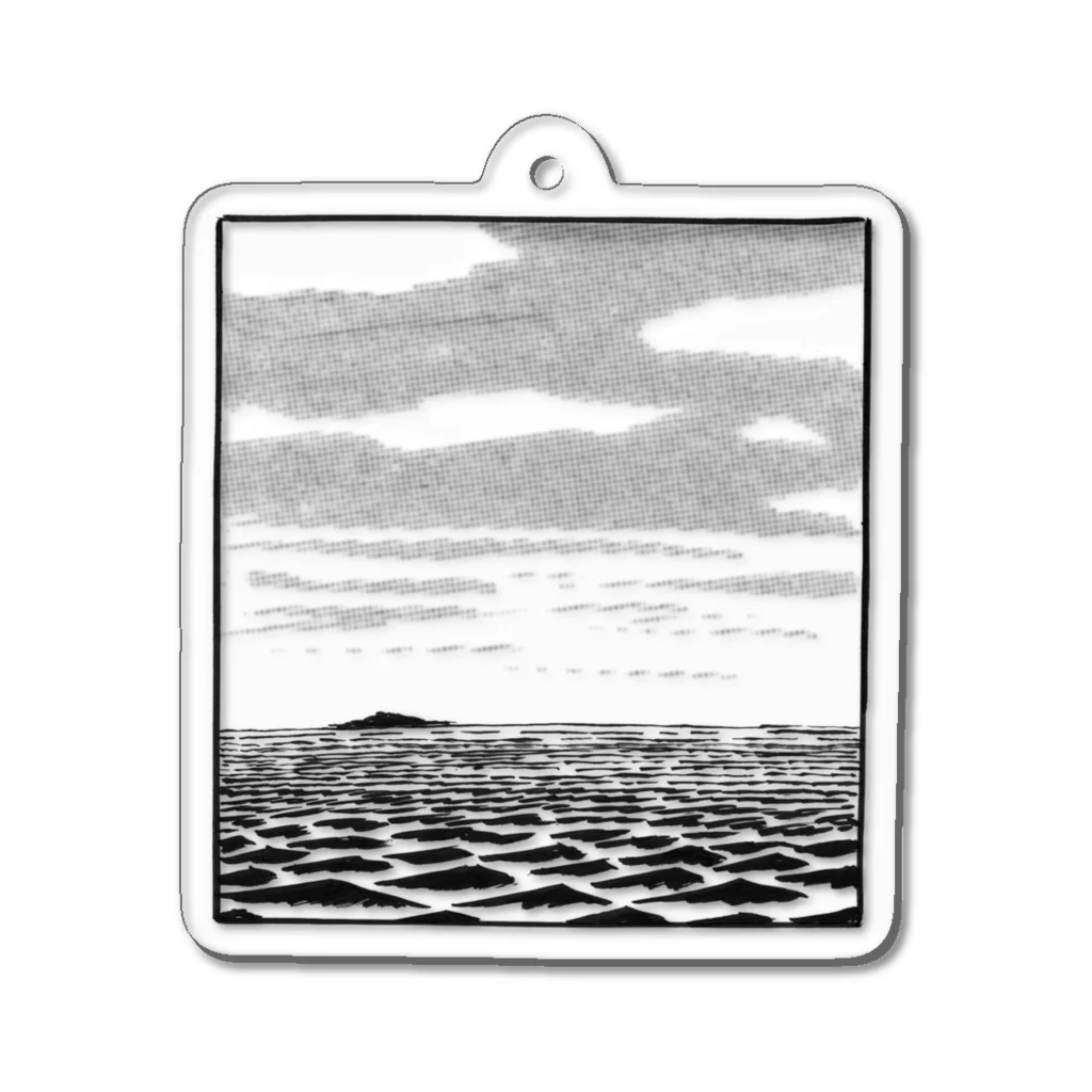 Square ComixのKitajima Acrylic Key Chain