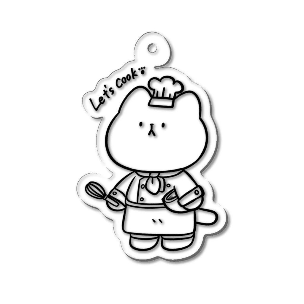 NeKO-SUiのLet's cook! Acrylic Key Chain