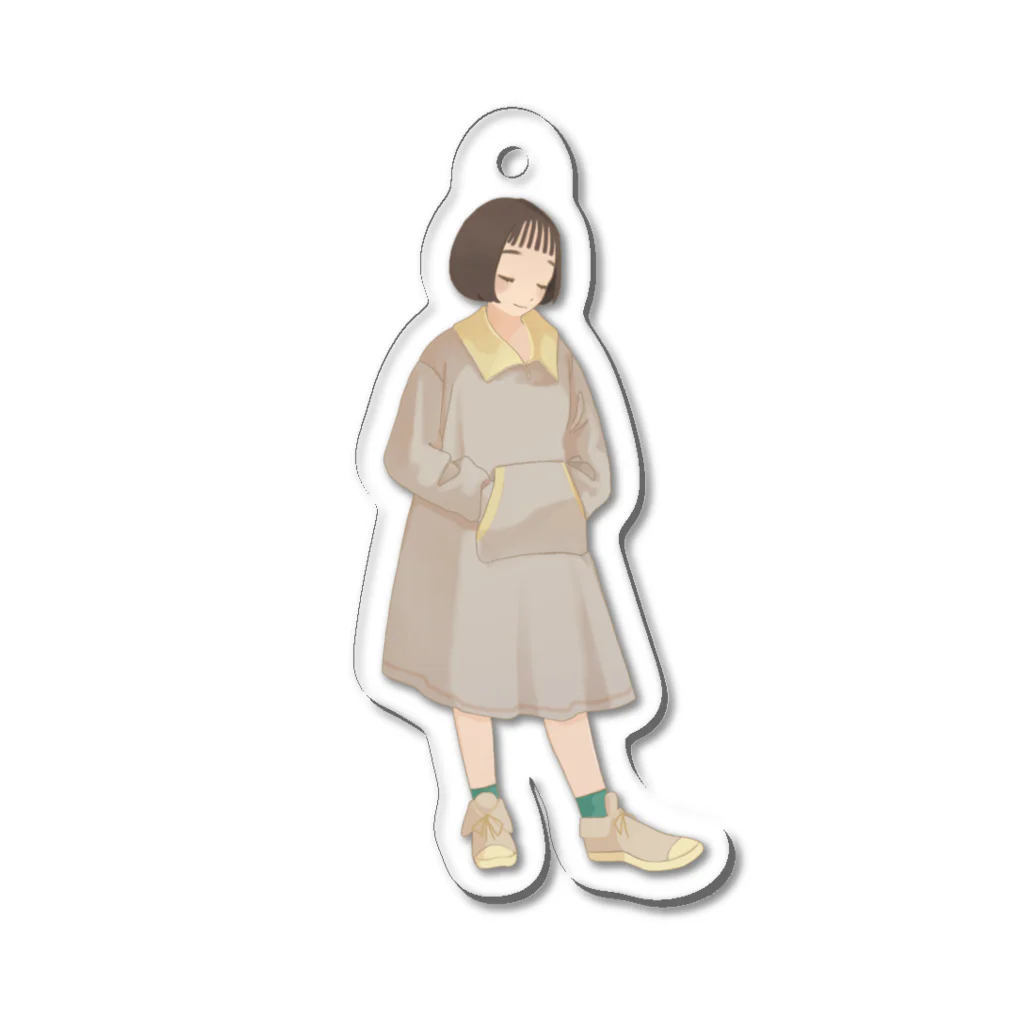 ひなしゅしゅのひなしゅしゅのワンピース Acrylic Key Chain