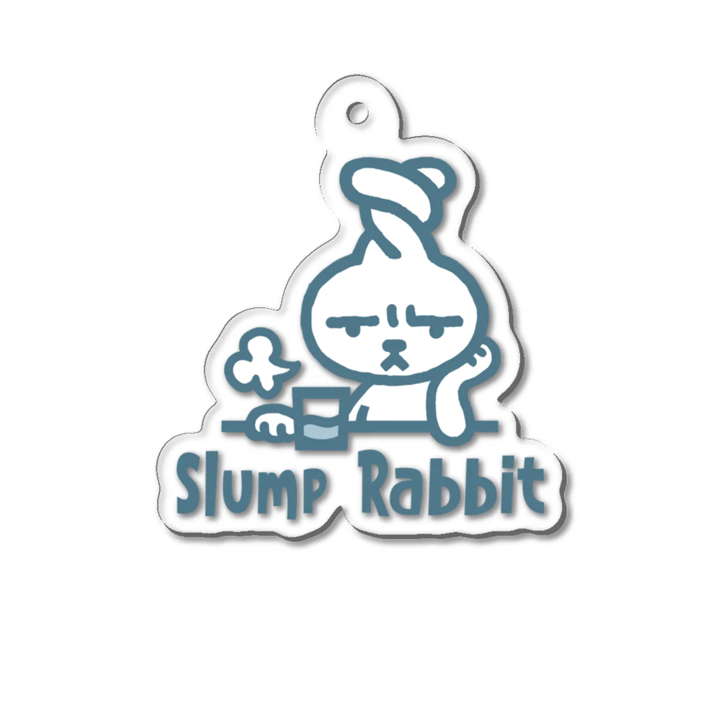 SU-KUのSlump Rabbit アクリルキーホルダー