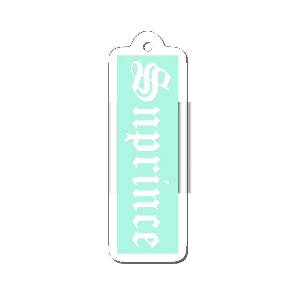 王子のアパレル SnprinceのSnprince boxlogo Acrylic Key Chain