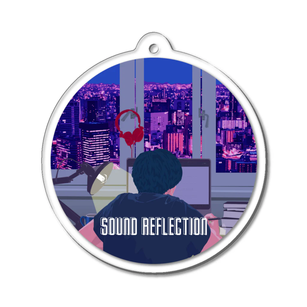 杜若 Tojaku｜Sound ReflectionのSound Reflection | COZY RADIO Acrylic Key Chain