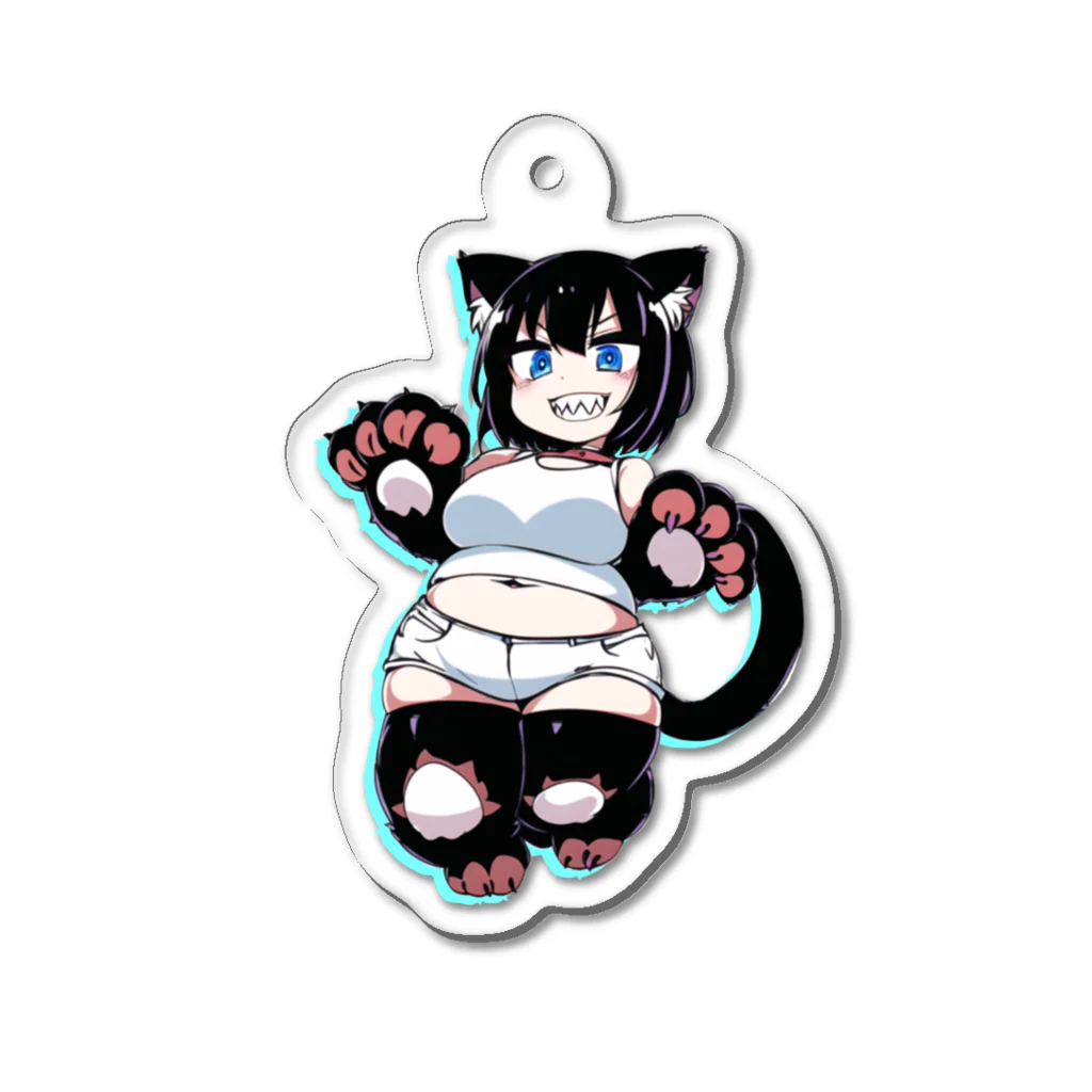 星雅の猫井鈴子（ねこいすずこ） Acrylic Key Chain