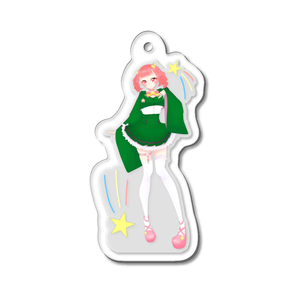 ＊お米学園*の桜星ゆぅゆ　新規立ち絵2023 Acrylic Key Chain