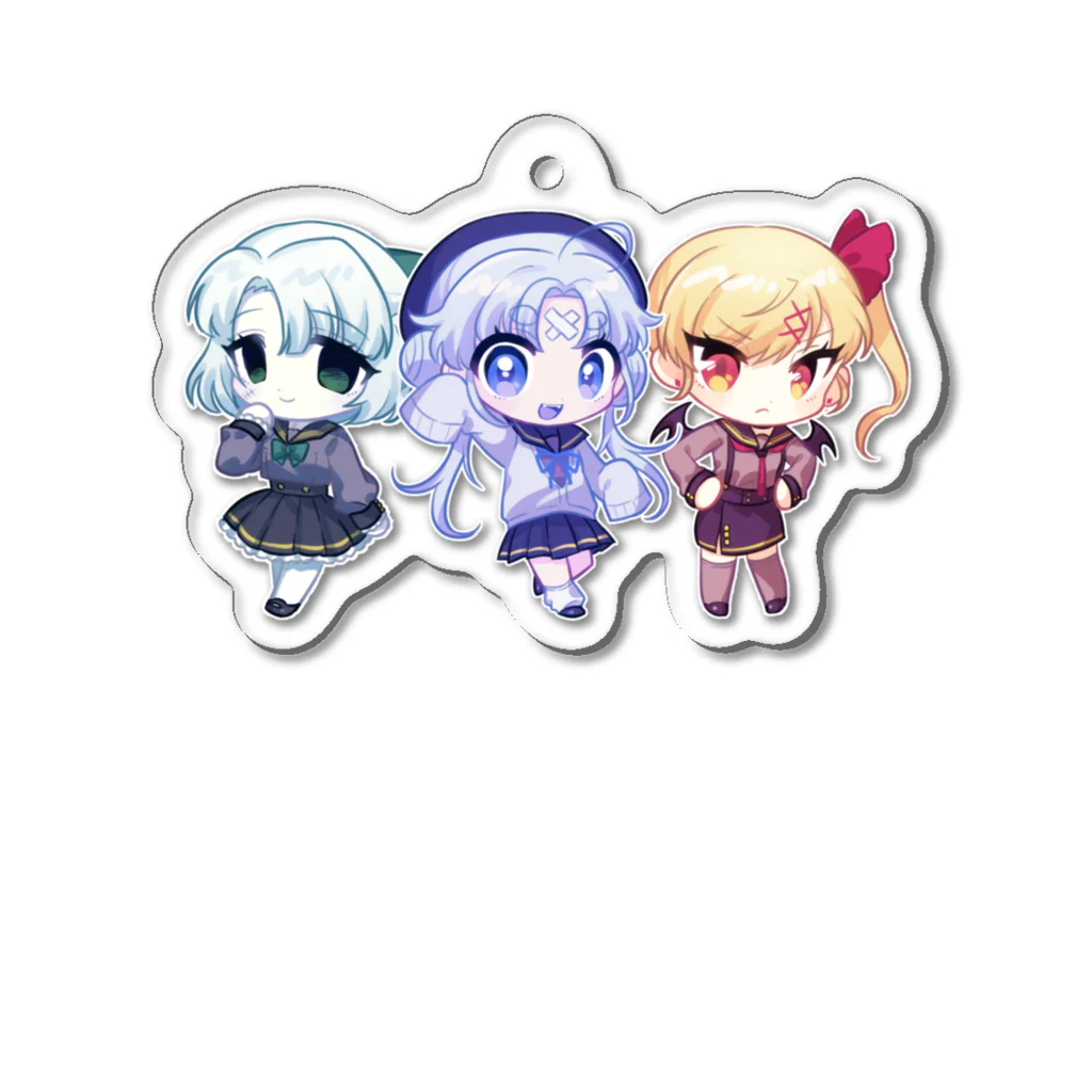 ひとさじのホーンテッド・ガールズ Acrylic Key Chain